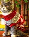 Best Cute Cat Sweater Costume Winter Warm Pet Clothes