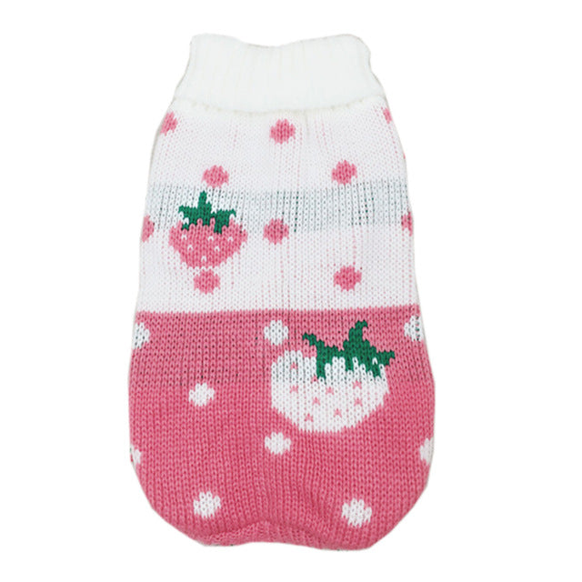Best Cute Cat Sweater Costume Winter Warm Pet Clothes
