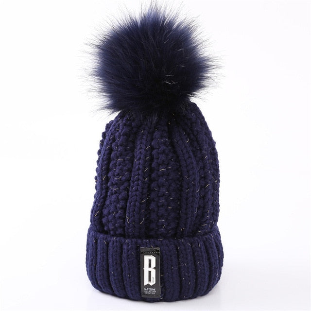 Best Winter knitted Beanies Hats Women