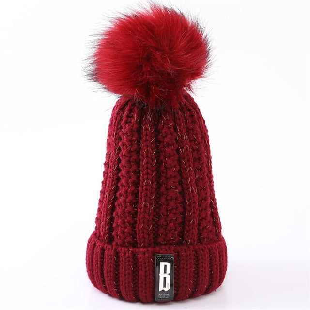 Best Winter knitted Beanies Hats Women