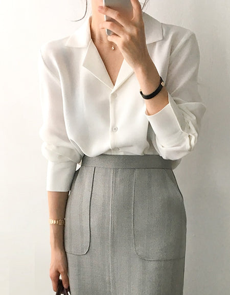 Best women solid white shirt