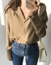 Best women solid white shirt