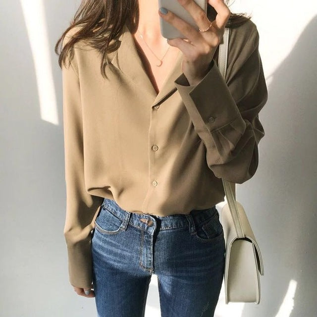 Best women solid white shirt