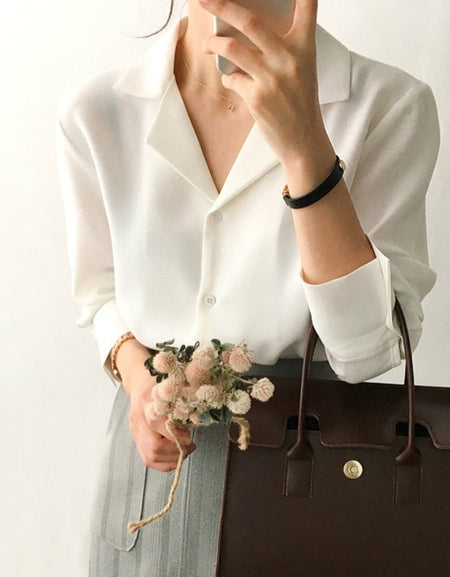 Best women solid white shirt