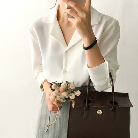 Best women solid white shirt
