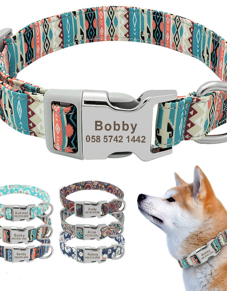 Best Dog Printed Collar