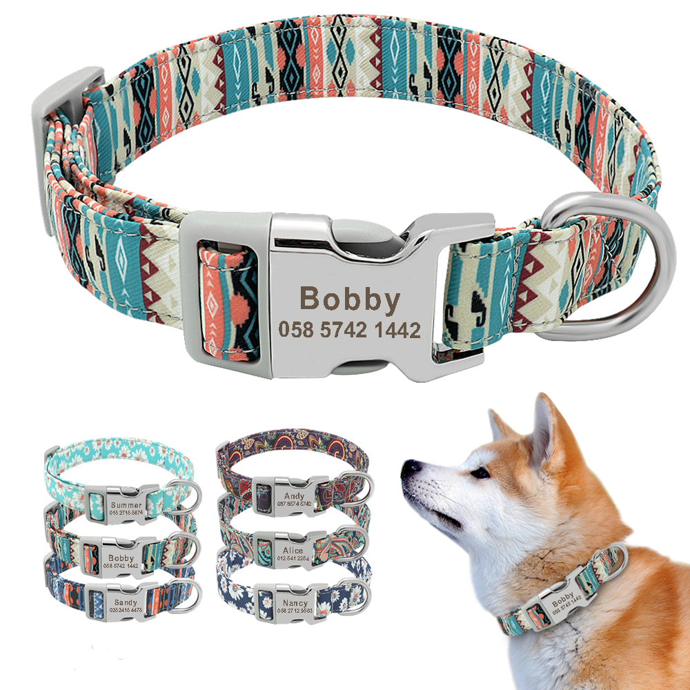 Best Dog Printed Collar