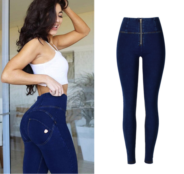 Best High Waist Push Up Jeans Woman