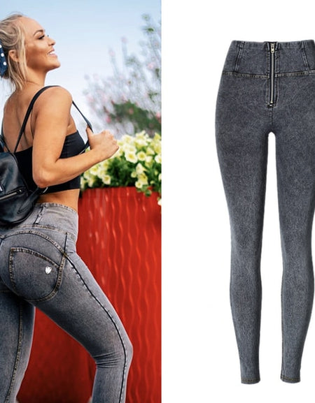 Best High Waist Push Up Jeans Woman