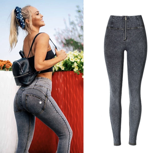 Best High Waist Push Up Jeans Woman
