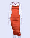 Best neon satin lace women long dress