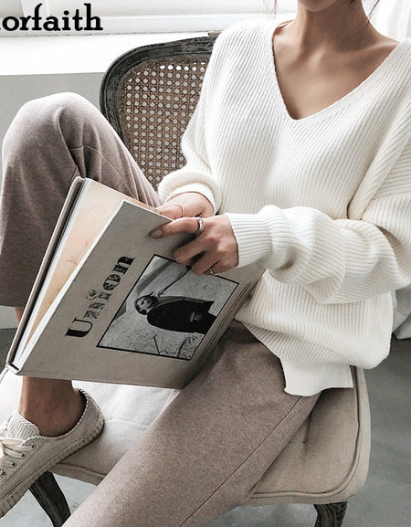 Best Women's V-Neck Winter Sweaters