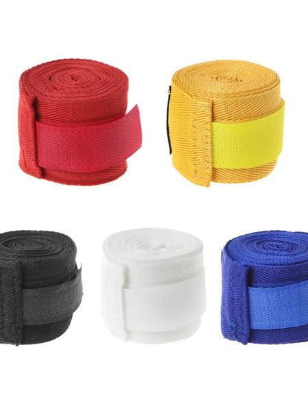 2.5m Cotton Bandage Boxing Wrist Bandage Hand Wrap Combat Protect Boxing Kickboxing Muay Thai Handwraps Training Gloves