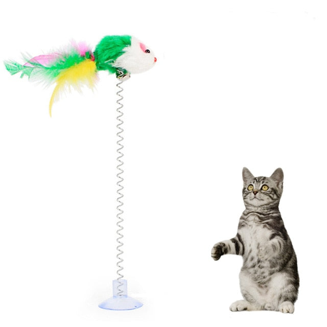 Best Cat Colorful Mouse Cage Toy