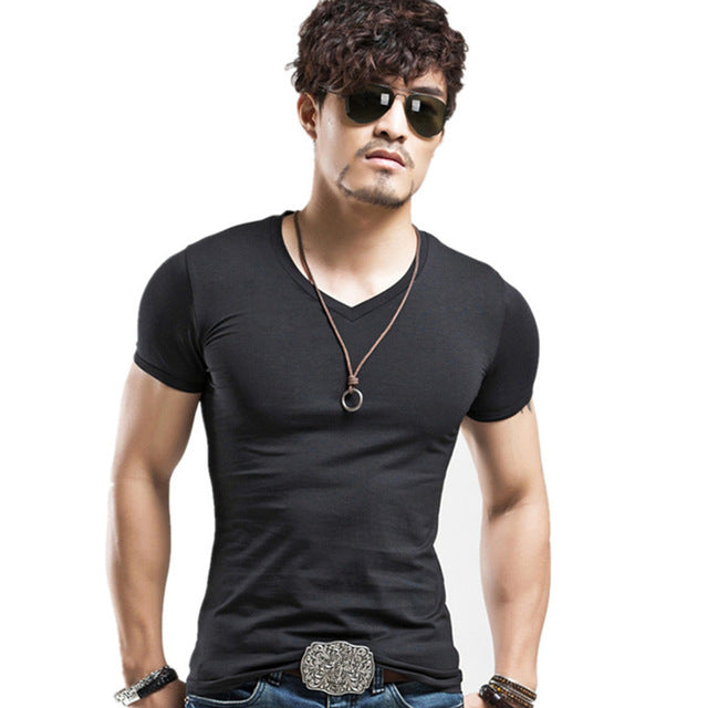 Best Men V neck T Shirt