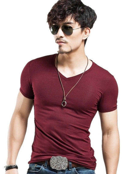 Best Men V neck T Shirt