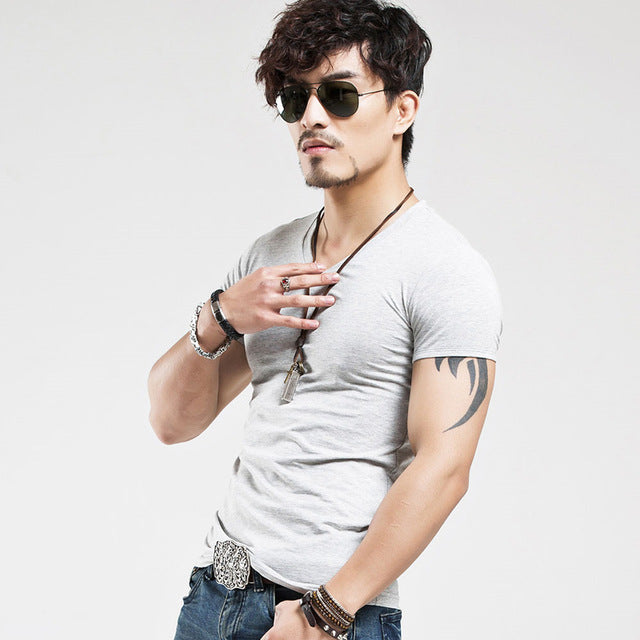 Best Men V neck T Shirt