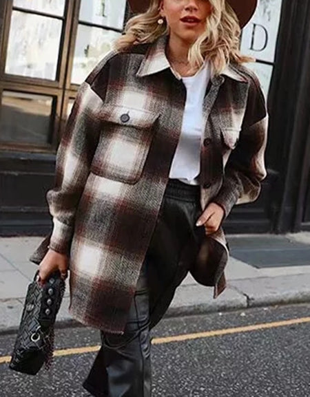 Best women long sleeve woolen coats