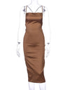 Best neon satin lace women long dress