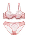 Best Fashion embroidery bras women set