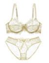 Best Fashion embroidery bras women set