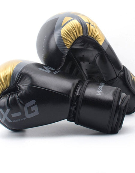 HIGH Quality Adults Women/Men Boxing Gloves Leather MMA Muay Thai Boxe De Luva Mitts Sanda Equipments8 10 12 6OZ