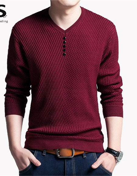 Best Men V-Neck Sweaters Shirt