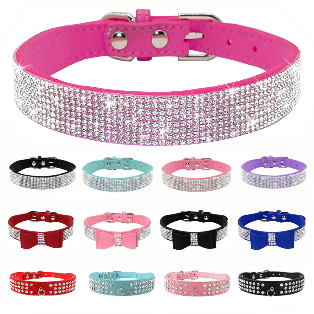 Best Bling Rhinestone Puppy Cat Collars