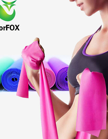 Best Fitness Exercise Resistance Bands Rubber Yoga