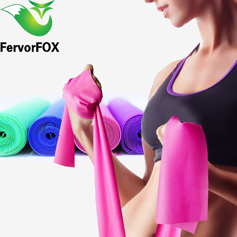 Best Fitness Exercise Resistance Bands Rubber Yoga