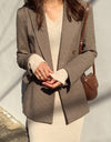 Best Double Breasted Office Ladies Blazer