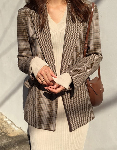 Best Double Breasted Office Ladies Blazer
