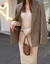 Best Double Breasted Office Ladies Blazer
