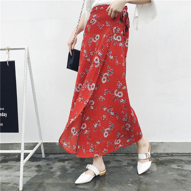 Best High Waist Floral Print Skirts