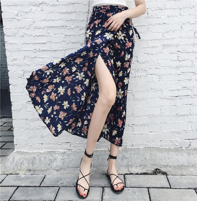 Best High Waist Floral Print Skirts