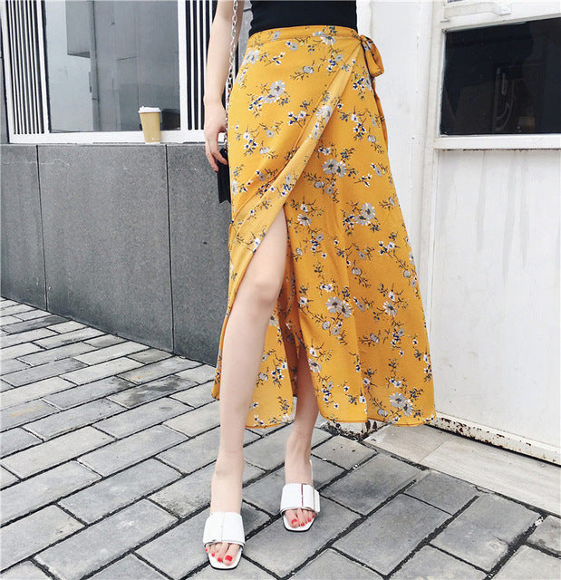 Best High Waist Floral Print Skirts