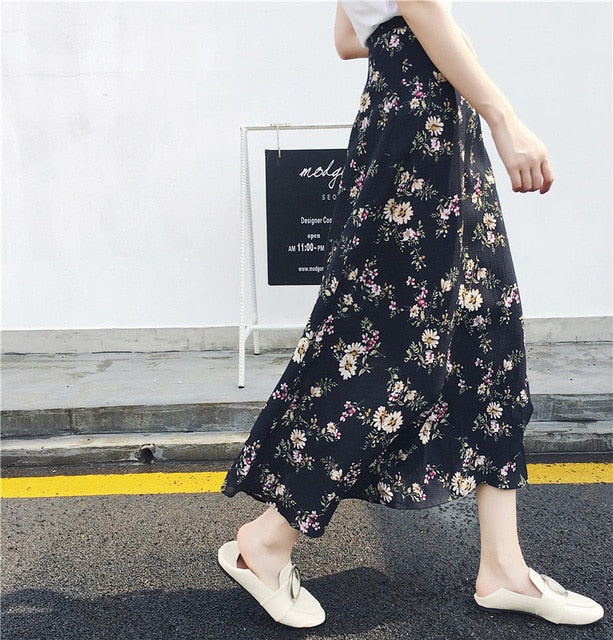 Best High Waist Floral Print Skirts