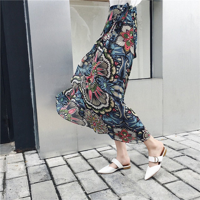 Best High Waist Floral Print Skirts