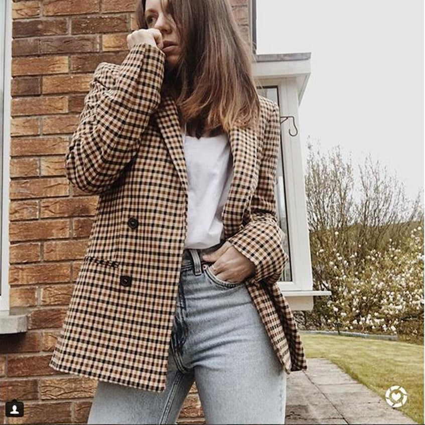 Best Women Plaid Blazers