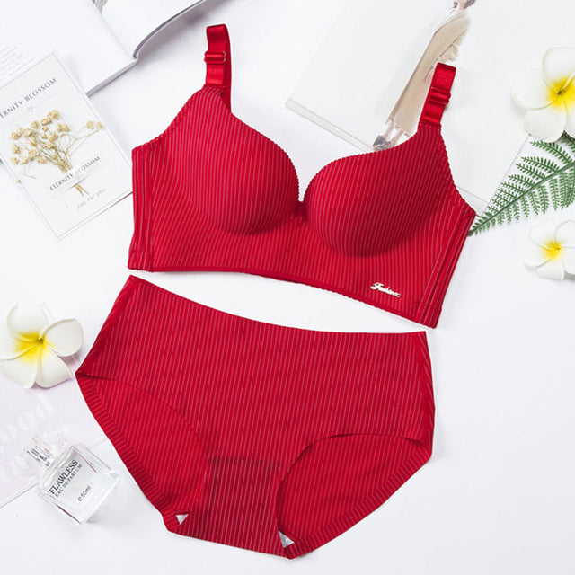 Best Romantic Temptation Bra Set Women