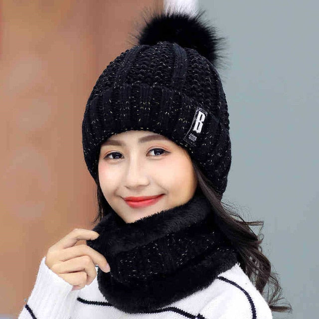 Best Winter knitted Beanies Hats Women